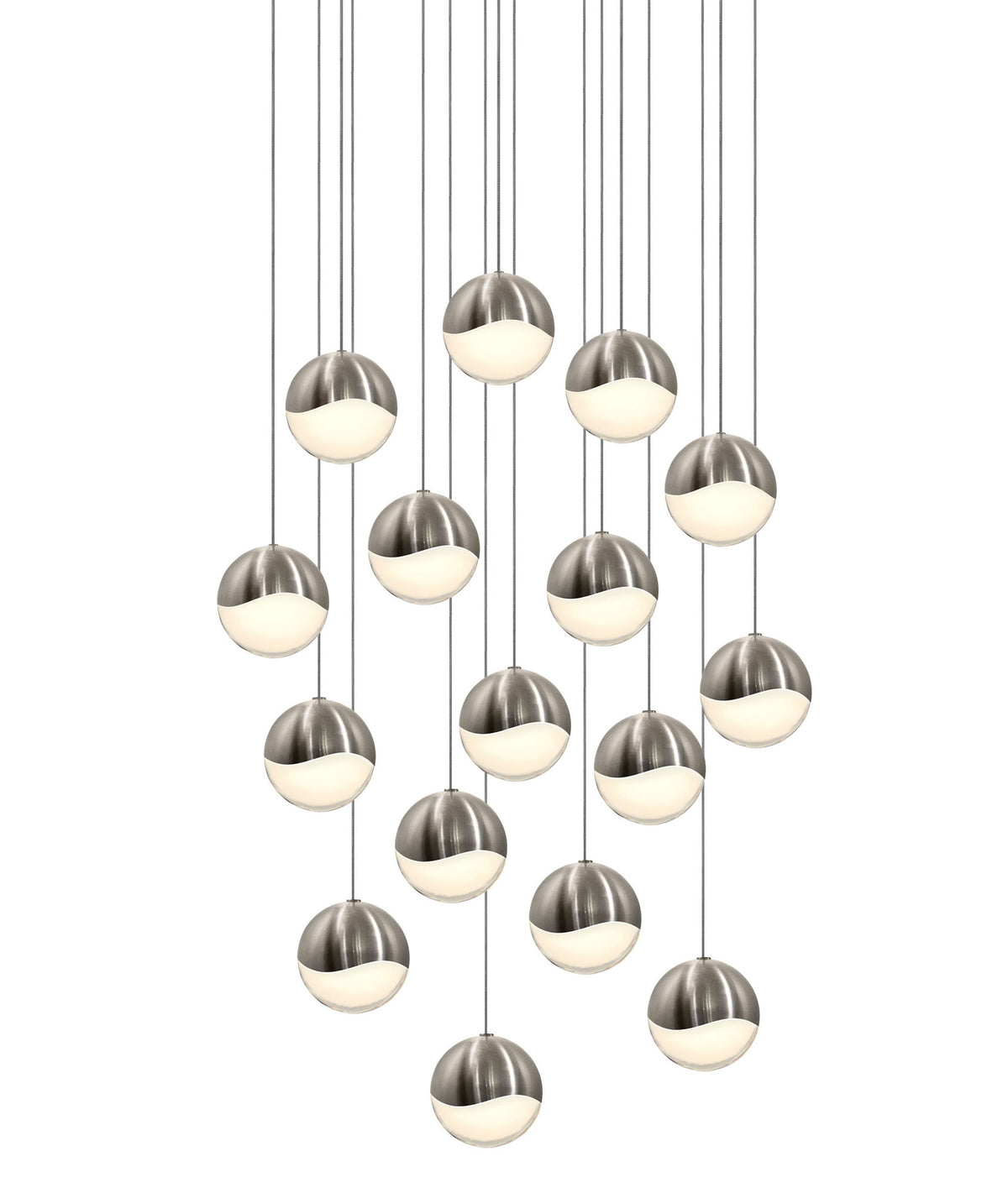 Opaline Grid Multi-Light Pendant