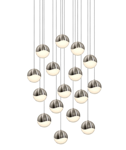 Opaline Grid Multi-Light Pendant