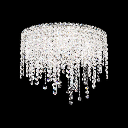 Opusfall Clear Optic Crystal Flush Mount