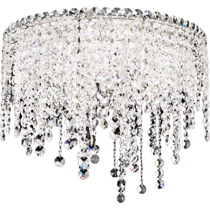 Opusfall Clear Optic Crystal Flush Mount