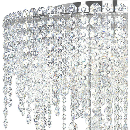 Opusfall Clear Optic Crystal Flush Mount
