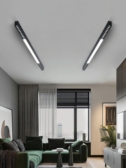 Orvex Black White Linear LED Suspension