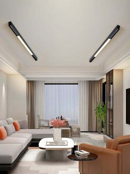 Orvex Black White Linear LED Suspension