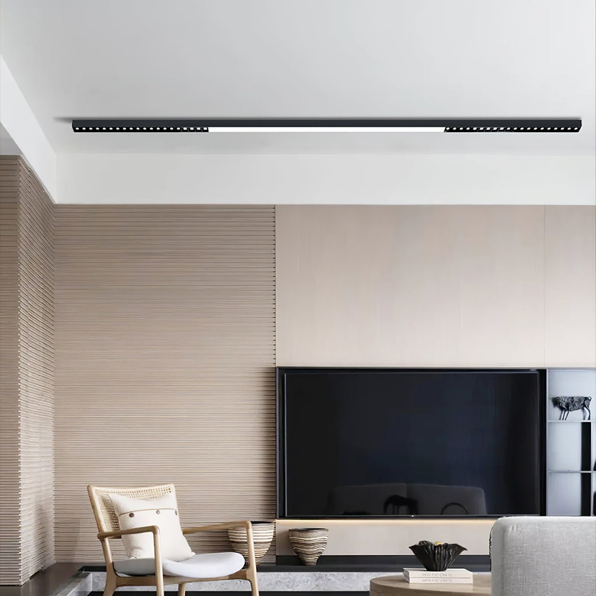 Orvex Black White Linear LED Suspension