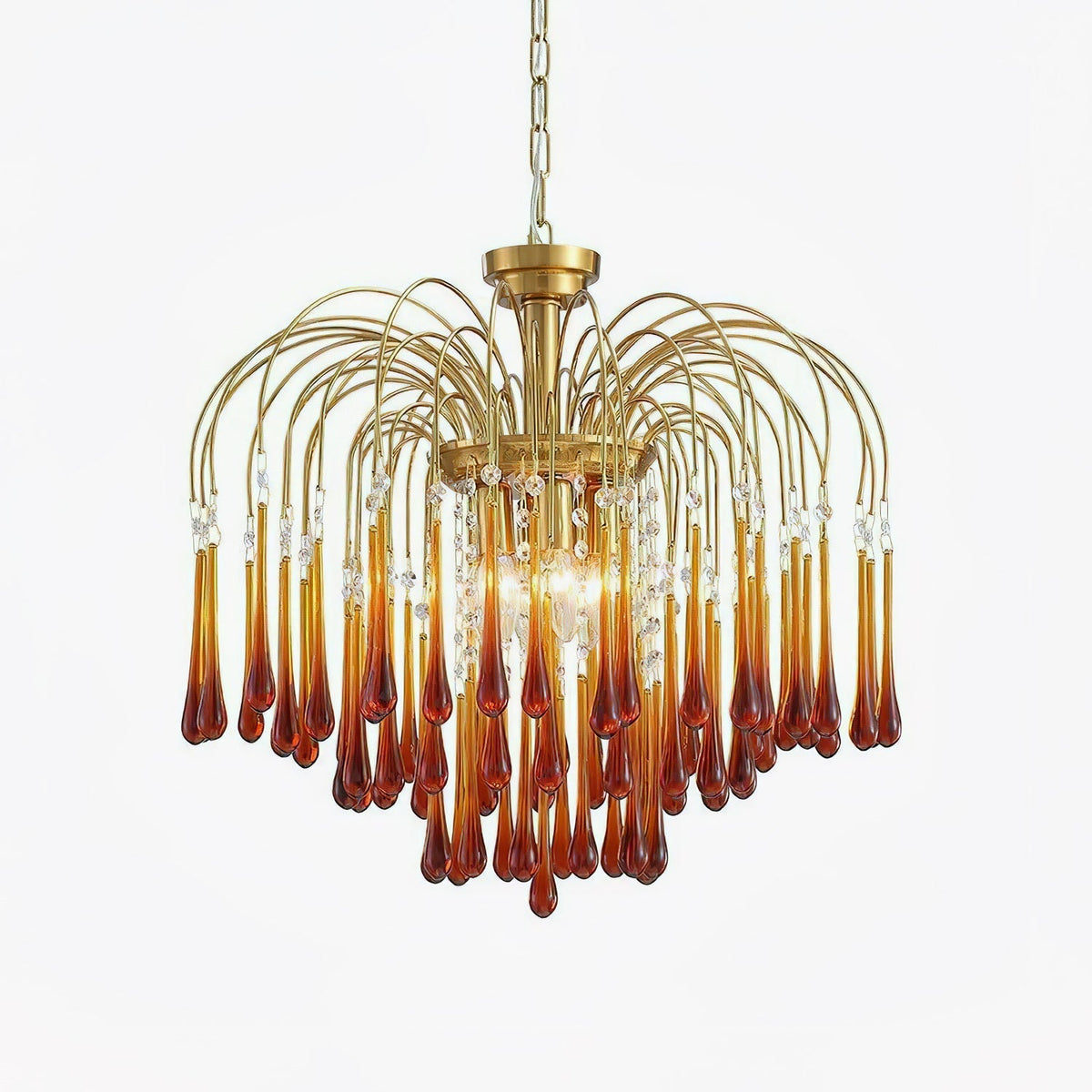 Ottavia Brass Crystal Chandelier
