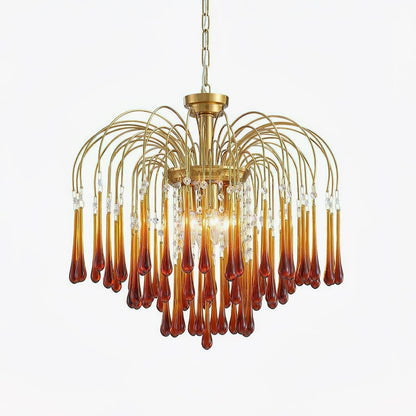 Ottavia Brass Crystal Chandelier