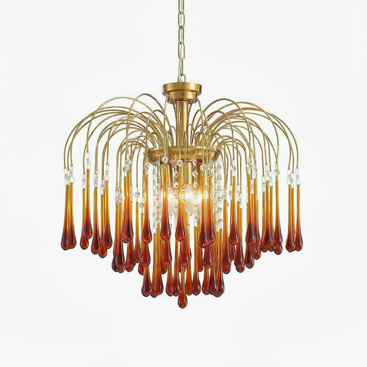 Ottavia Brass Crystal Chandelier