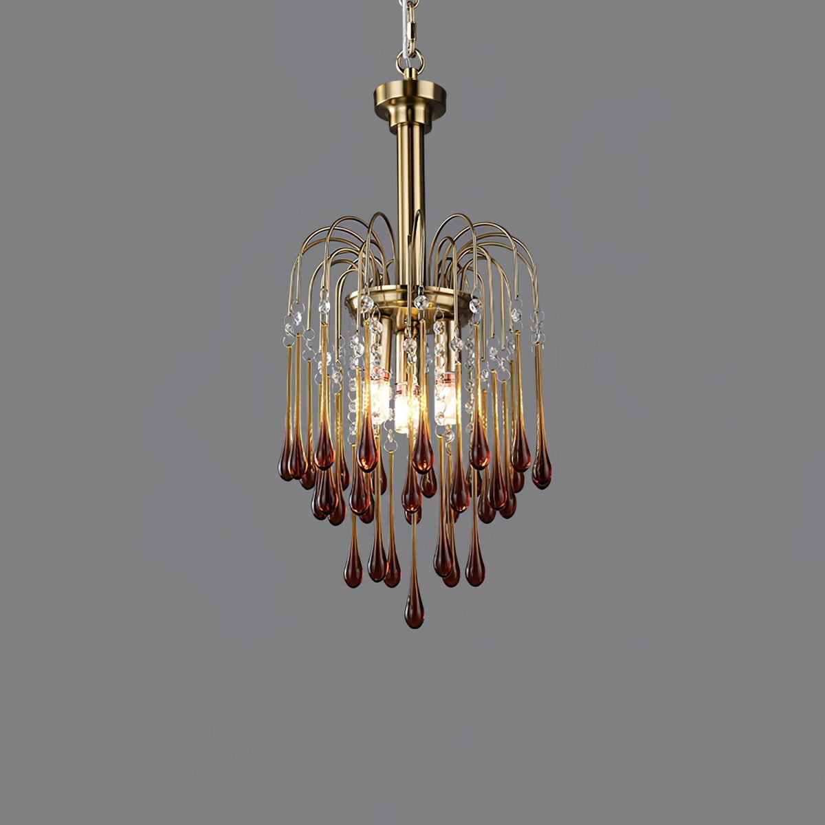 Ottavia Brass Crystal Chandelier