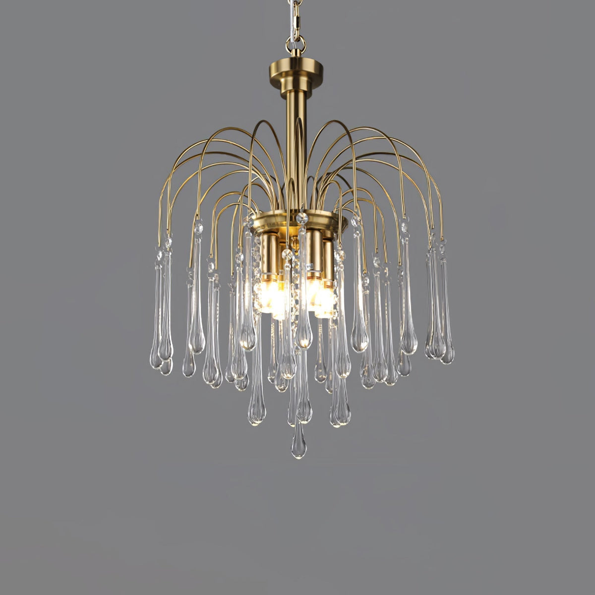 Ottavia Brass Crystal Chandelier
