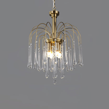 Ottavia Brass Crystal Chandelier