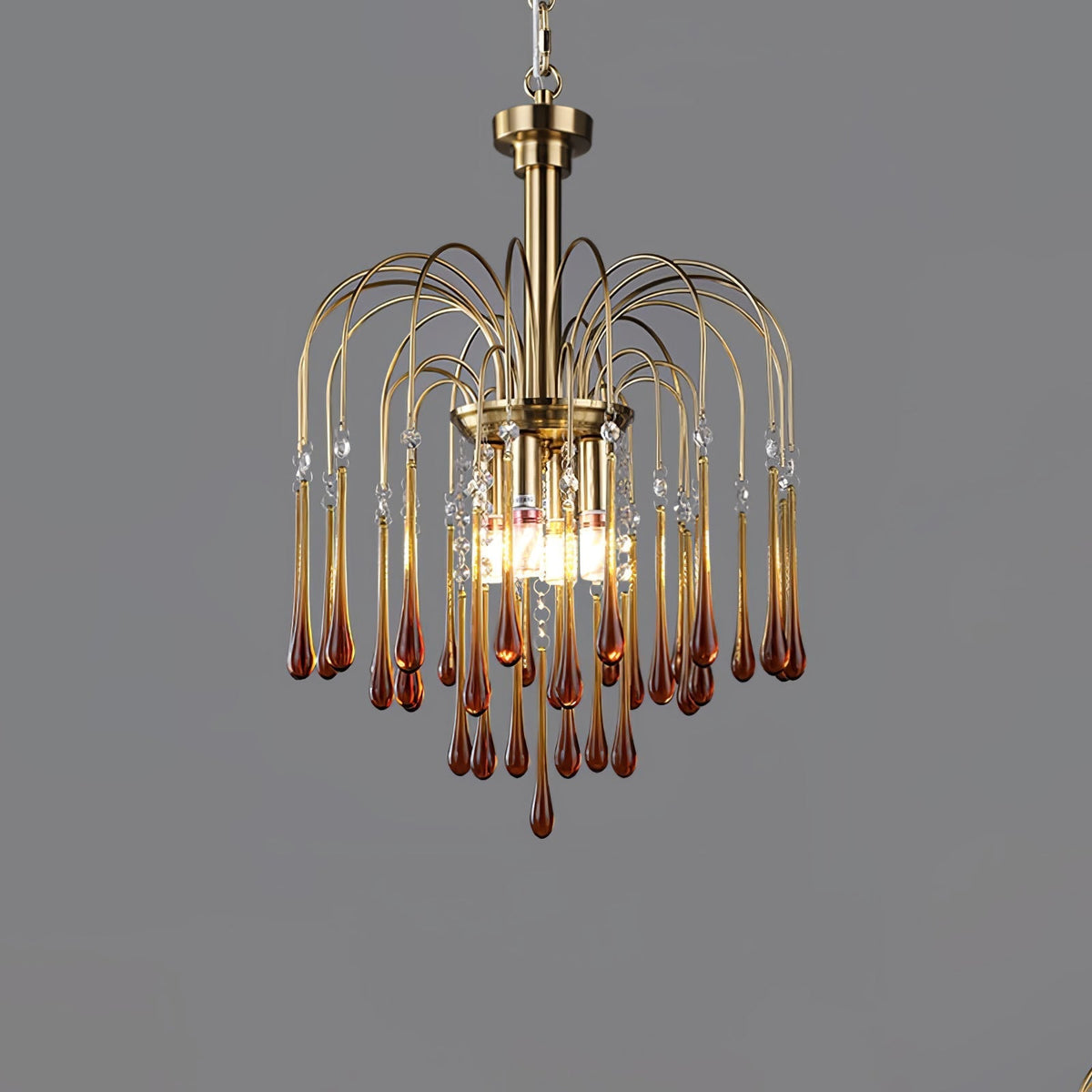 Ottavia Brass Crystal Chandelier