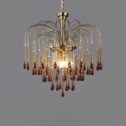 Ottavia Brass Crystal Chandelier