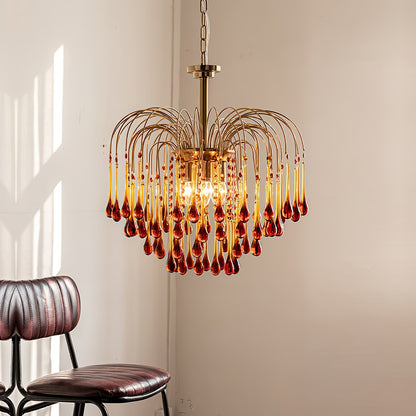 Ottavia Brass Crystal Chandelier