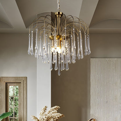 Ottavia Brass Crystal Chandelier