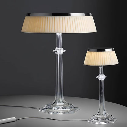 Palaiscurve Chrome Glass Table Lamp