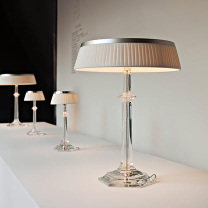 Palaiscurve Chrome Glass Table Lamp