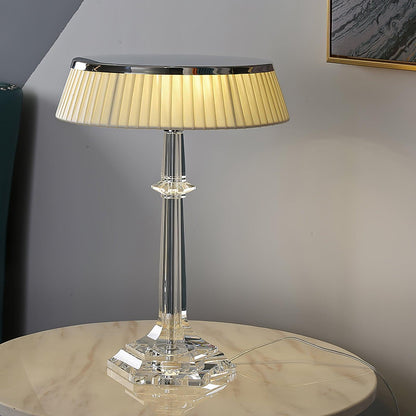 Palaiscurve Chrome Glass Table Lamp