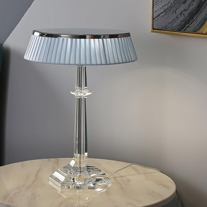 Palaiscurve Chrome Glass Table Lamp