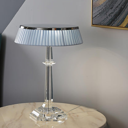 Palaiscurve Chrome Glass Table Lamp