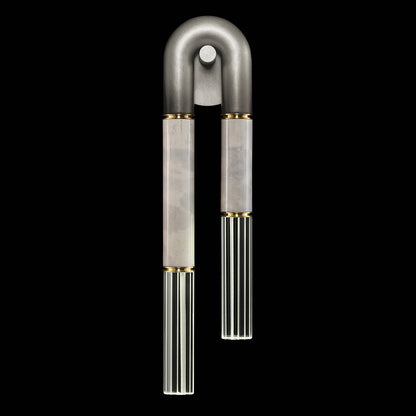 Parchment Glass Soft Ombre Wall Sconce