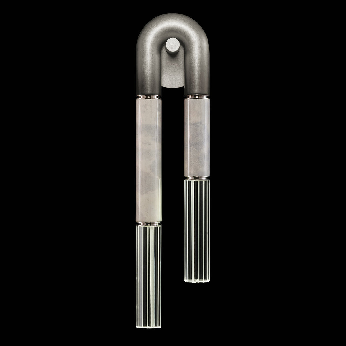 Parchment Glass Soft Ombre Wall Sconce