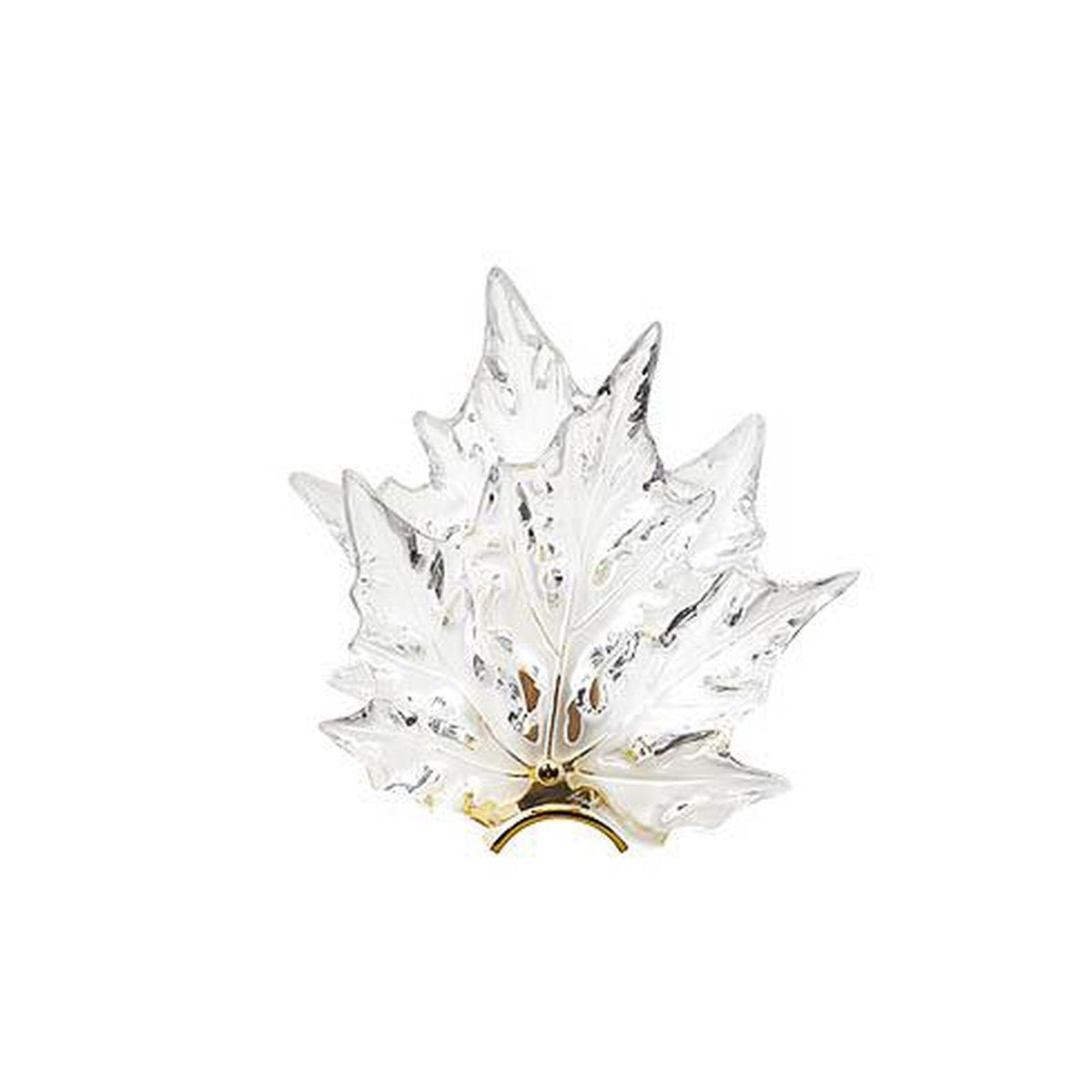 Parisian Vein Crystal Leaf Wall Sconce