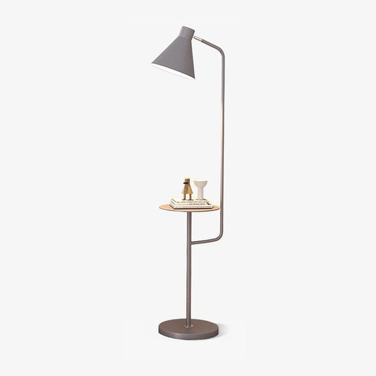 Pastel Tray Marble Floor Lamp