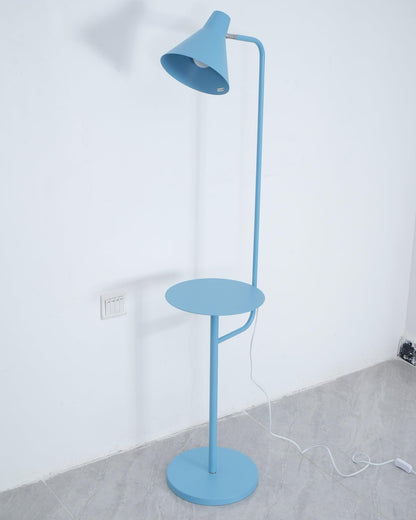 Pastel Tray Marble Floor Lamp