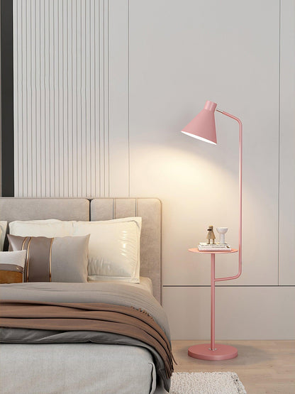 Pastel Tray Marble Floor Lamp