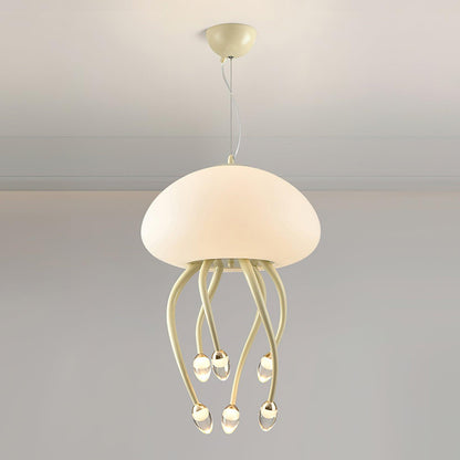 Pelagia Beige Green LED Multi-Light Pendant