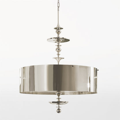 Perforated Drum Nickel Pendant