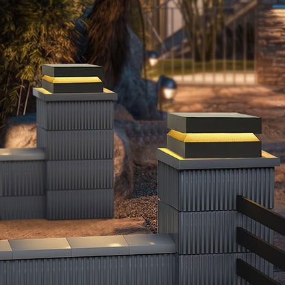 Perimeter Black LED Outdoor Post Light