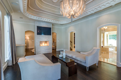Petite Nickel Glow Chandelier