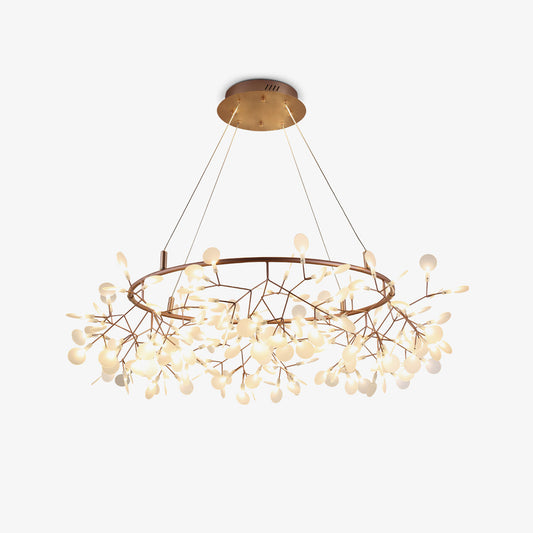 Phyllara Rose Gold LED Chandelier