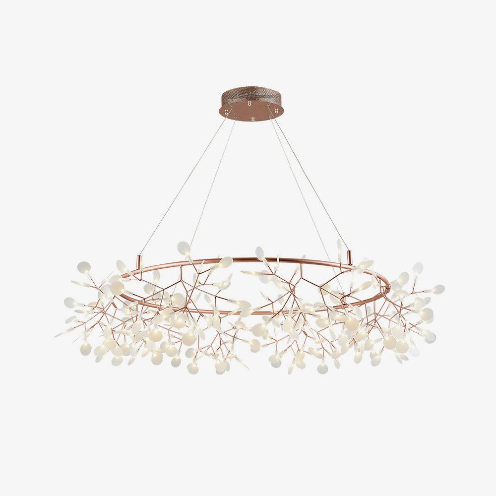 Phyllara Rose Gold LED Chandelier