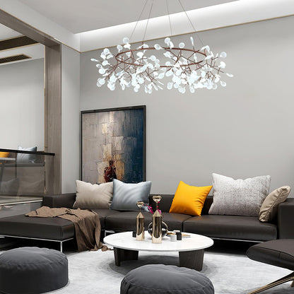 Phyllara Rose Gold LED Chandelier