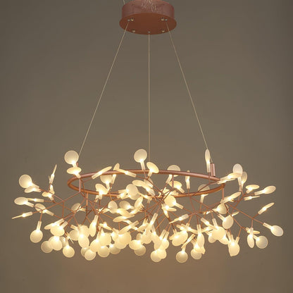 Phyllara Rose Gold LED Chandelier