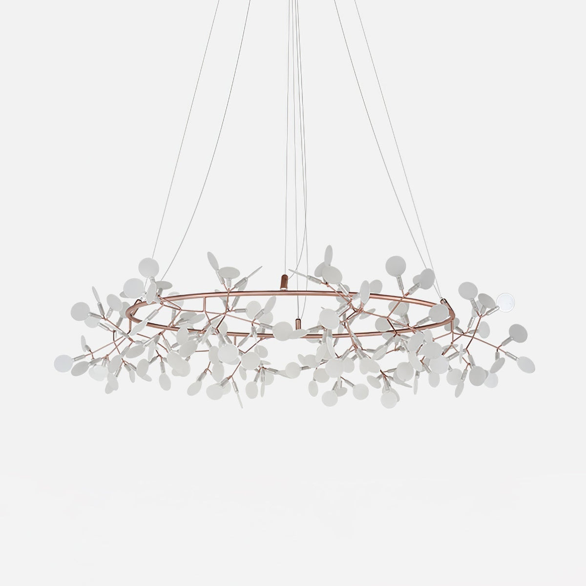 Phyllara Rose Gold LED Chandelier