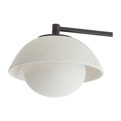 Pivoting Crackle Ceramic Four-Light Flush Mount