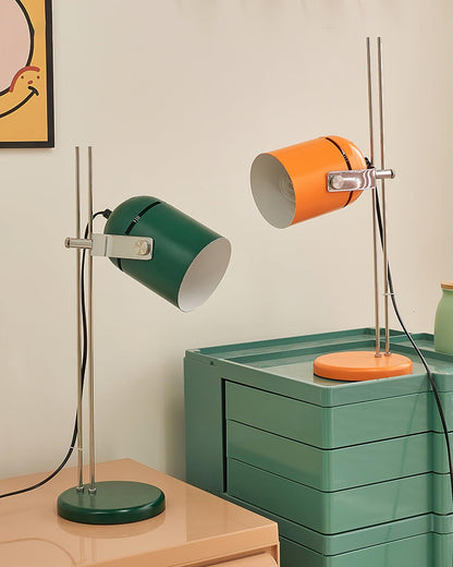 Pivotstem Chrome Multi-Color Table Lamp