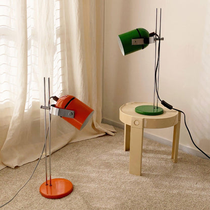 Pivotstem Chrome Multi-Color Table Lamp