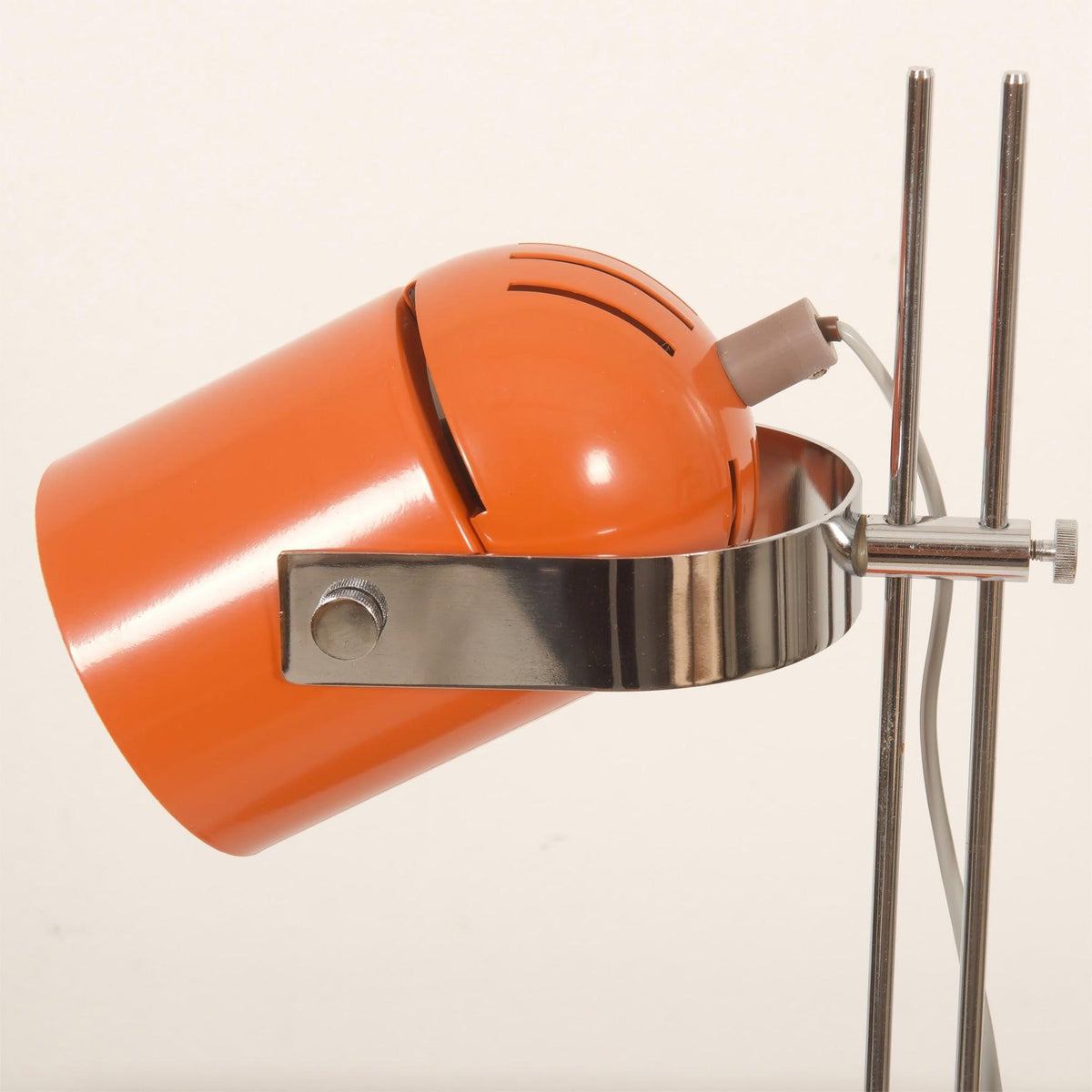 Pivotstem Chrome Multi-Color Table Lamp