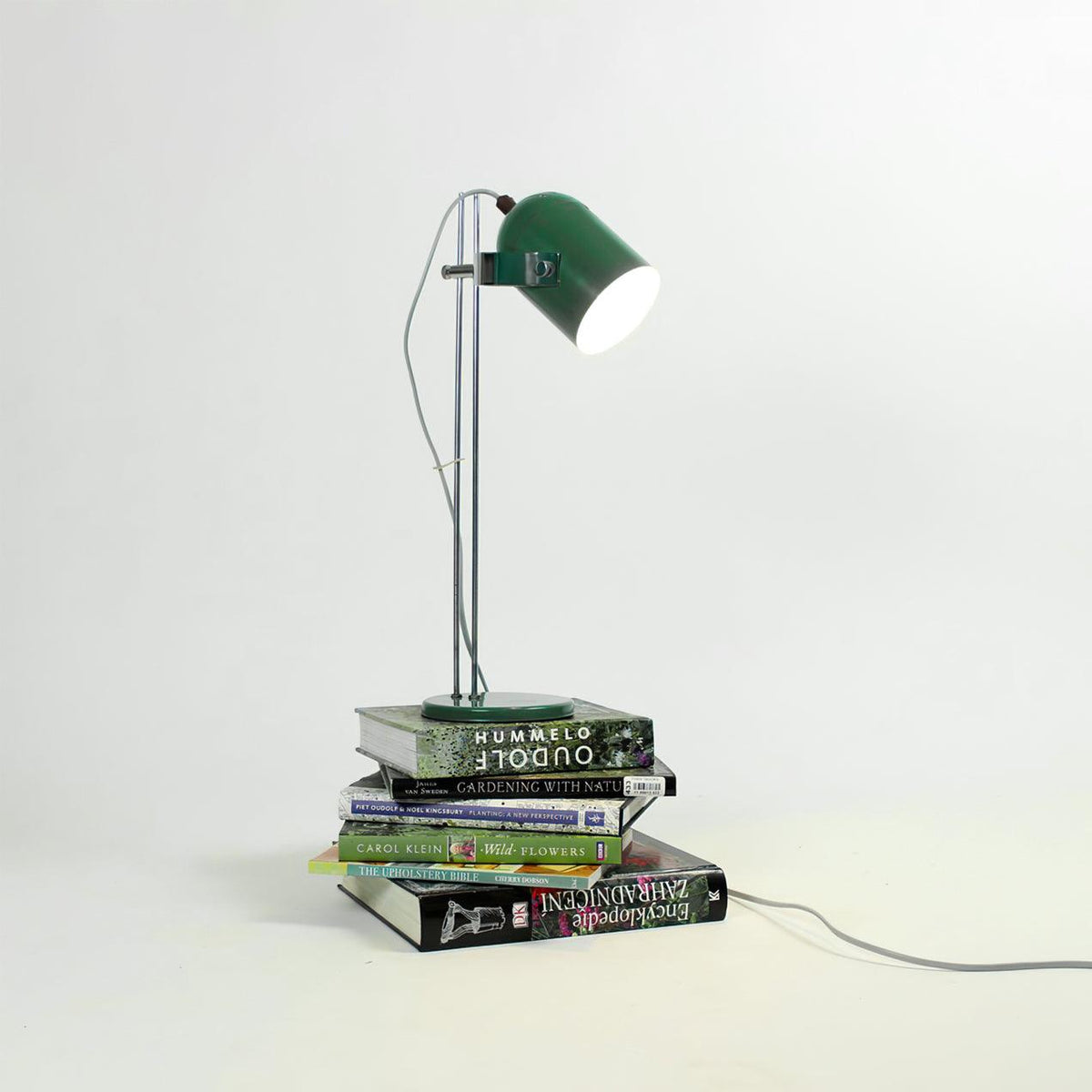 Pivotstem Chrome Multi-Color Table Lamp