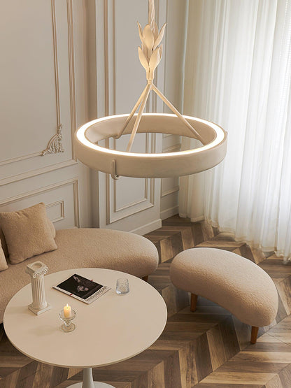 Plastera White LED Chandelier