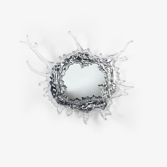 Platinum Mirror Gold Chrome LED Wall Light