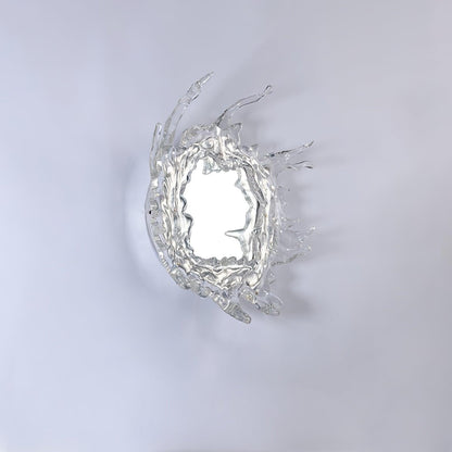 Platinum Mirror Gold Chrome LED Wall Light