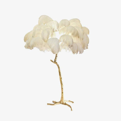 Plumara Polished Brass Feather Floor Lamp