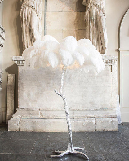 Plumara Polished Brass Feather Floor Lamp