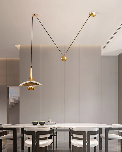 Plumbara Chrome Gold Pendant