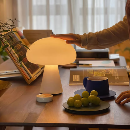 Podora White Rechargeable LED Table Lamp